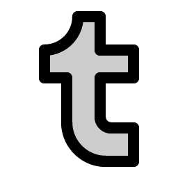 Tumblr Logo Duotone Smiley – Icons