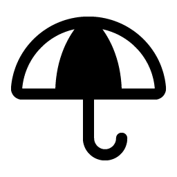 Umbrella Fill Smiley – Icons