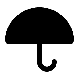 Umbrella Simple Fill Smiley – Icons