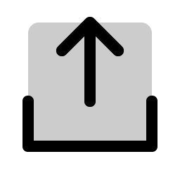 Upload Simple Duotone Smiley – Icons