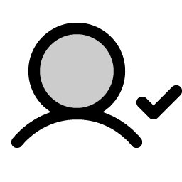 User Check Duotone Smiley – Icons