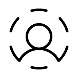 User Circle Dashed Thin Smiley – Icons