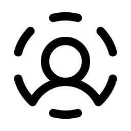 User Circle Dashed Smiley – Icons