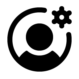 User Circle Gear Fill Smiley – Icons