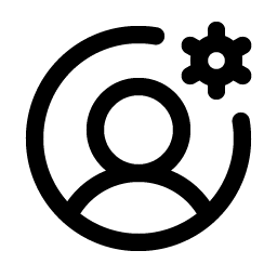 User Circle Gear Smiley – Icons