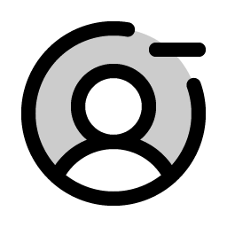 User Circle Minus Duotone Smiley – Icons