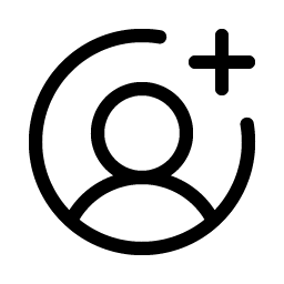 User Circle Plus Light Smiley – Icons