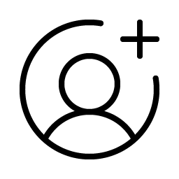 User Circle Plus Thin Smiley – Icons