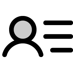User List Duotone Smiley – Icons