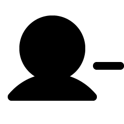 User Minus Fill Smiley – Icons