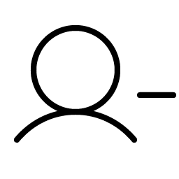 User Minus Thin Smiley – Icons