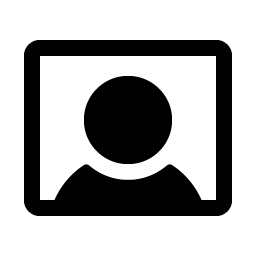 User Rectangle Fill Smiley – Icons