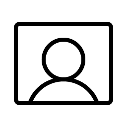 User Rectangle Thin Smiley – Icons