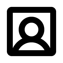 User Square Bold Smiley – Icons