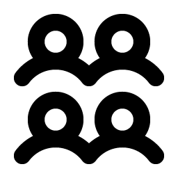 Users Four Bold Smiley – Icons