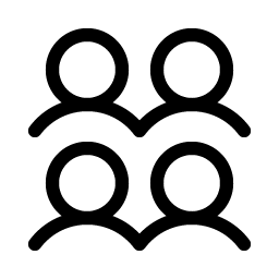 Users Four Light Smiley – Icons