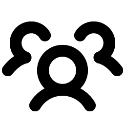 Users Three Bold Smiley – Icons