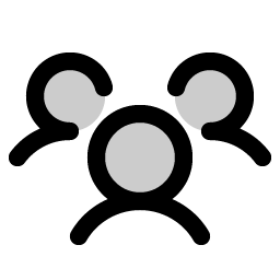 Users Three Duotone Smiley – Icons