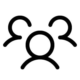 Users Three Light Smiley – Icons