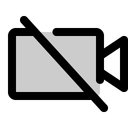 Video Camera Slash Duotone Smiley – Icons