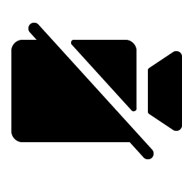 Video Camera Slash Fill Smiley – Icons