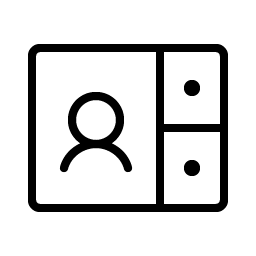 Video Conference Thin Smiley – Icons