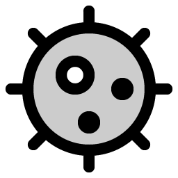 Virus Duotone Smiley – Icons