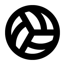 Volleyball Bold Smiley – Icons