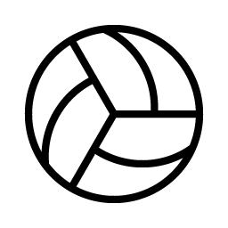 Volleyball Thin Smiley – Icons