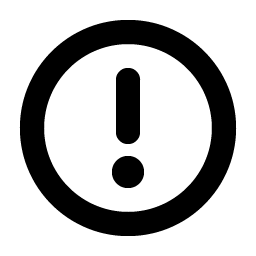 Warning Circle Bold Smiley – Icons