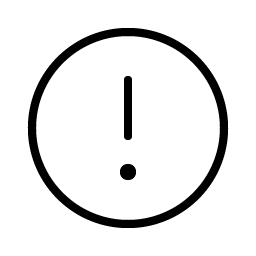 Warning Circle Thin Smiley – Icons