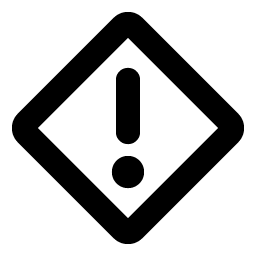 Warning Diamond Bold Smiley – Icons