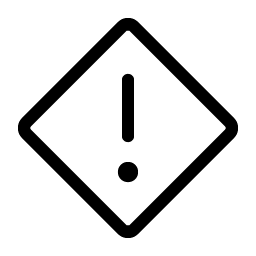 Warning Diamond Light Smiley – Icons