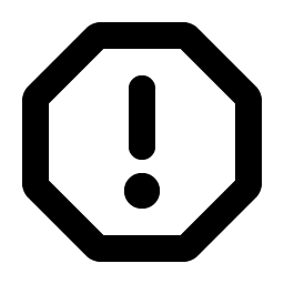 Warning Octagon Bold Smiley – Icons