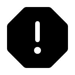 Warning Octagon Fill Smiley – Icons