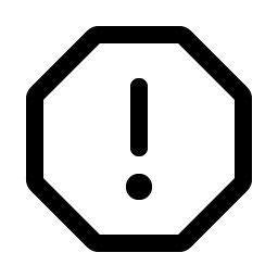 Warning Octagon Smiley – Icons