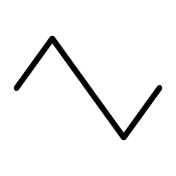 Wave Triangle Thin Smiley – Icons