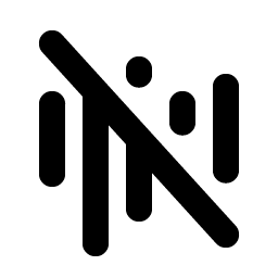Waveform Slash Bold Smiley – Icons
