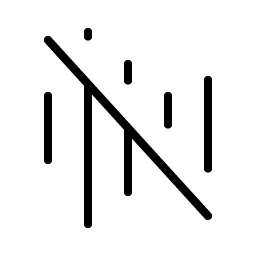 Waveform Slash Thin Smiley – Icons