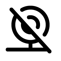 Webcam Slash Smiley – Icons