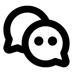 Wechat Logo Bold Smiley – Icons
