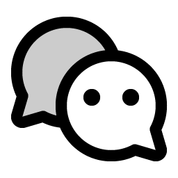 Wechat Logo Duotone Smiley – Icons