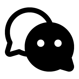 Wechat Logo Fill Smiley – Icons