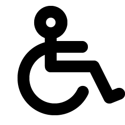 Wheelchair Bold Smiley – Icons