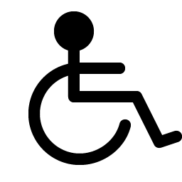 Wheelchair Fill Smiley – Icons