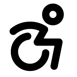 Wheelchair Motion Bold Smiley – Icons
