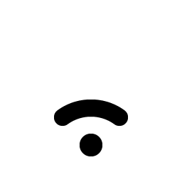 Wifi Low Bold Smiley – Icons