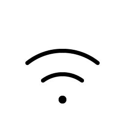 Wifi Medium Thin Smiley – Icons