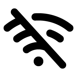 Wifi Slash Bold Smiley – Icons