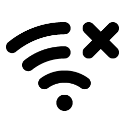 Wifi X Bold Smiley – Icons